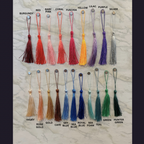 And they kissed. - Clear Acrylic Mini Bookmark with Tassel