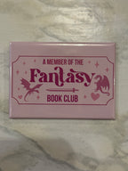 Fantasy Book Genre Fridge Magnet 2.5x3.5in