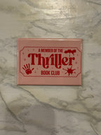 Thriller Book Genre Fridge Magnet 2.5x3.5in