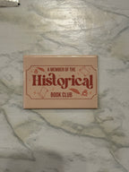Historical Book Genre Fridge Magnet 2.5x3.5in