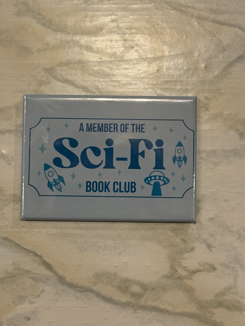 Sci-Fi Book Genre Fridge Magnet 2.5x3.5in
