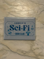 Sci-Fi Book Genre Fridge Magnet 2.5x3.5in
