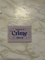 Crime Book Genre Fridge Magnet 2.5x3.5in