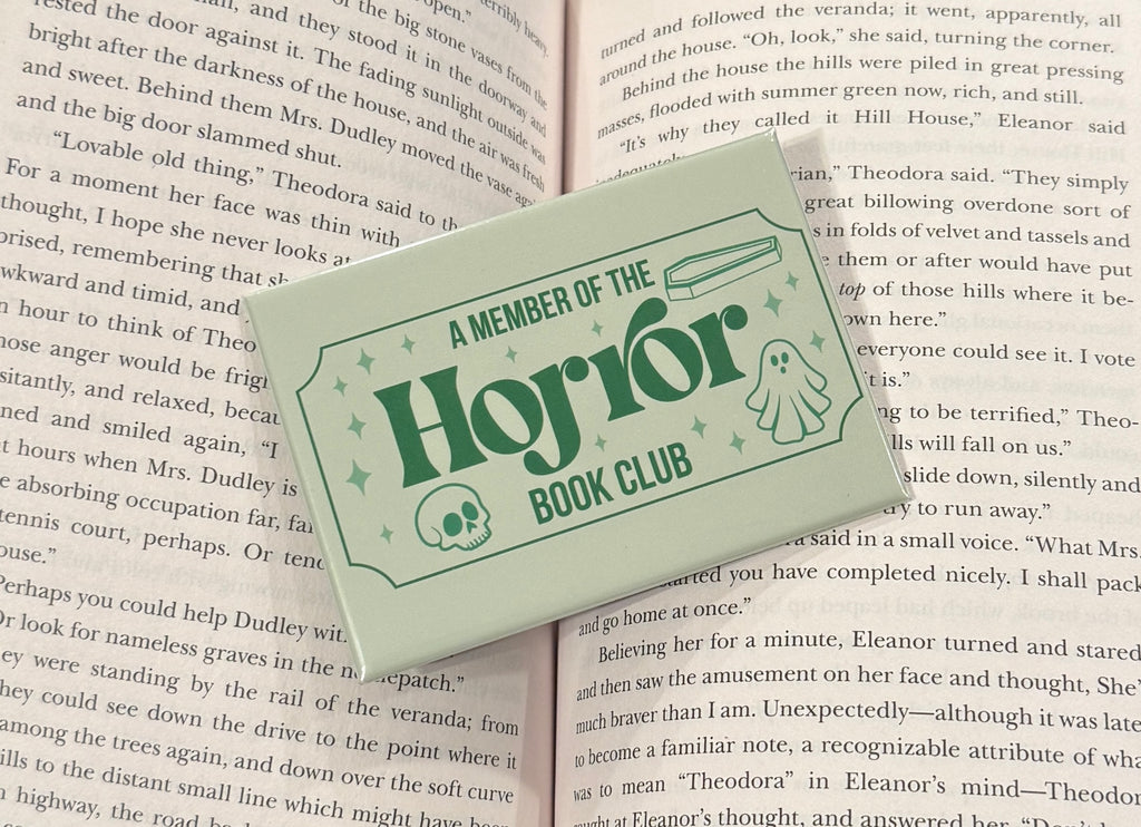 Horror Book Genre Fridge Magnet 2.5x3.5in