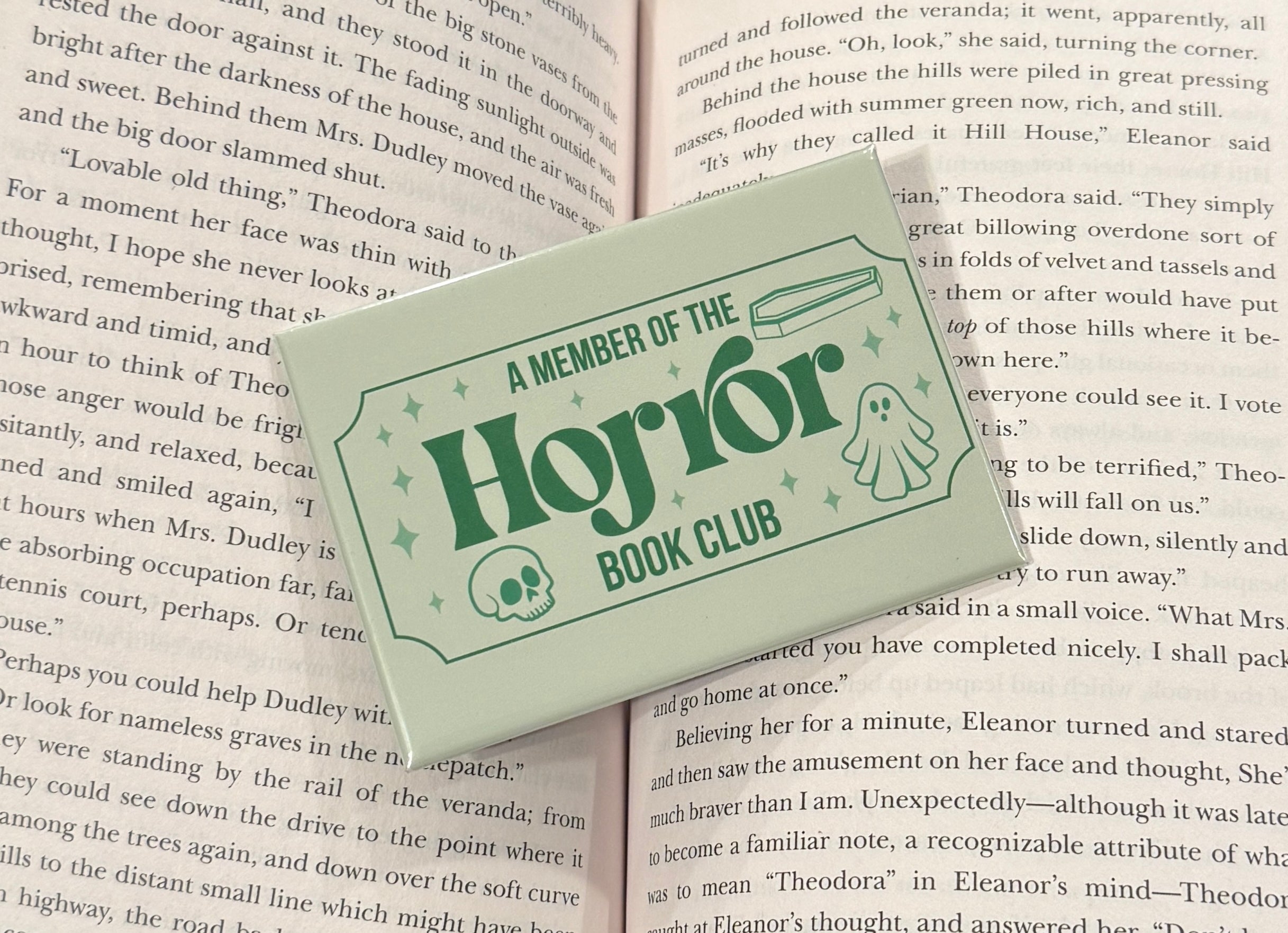 Horror Book Genre Fridge Magnet 2.5x3.5in