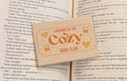 Cozy Book Genre Fridge Magnet 2.5x3.5in