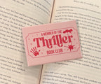 Thriller Book Genre Fridge Magnet 2.5x3.5in