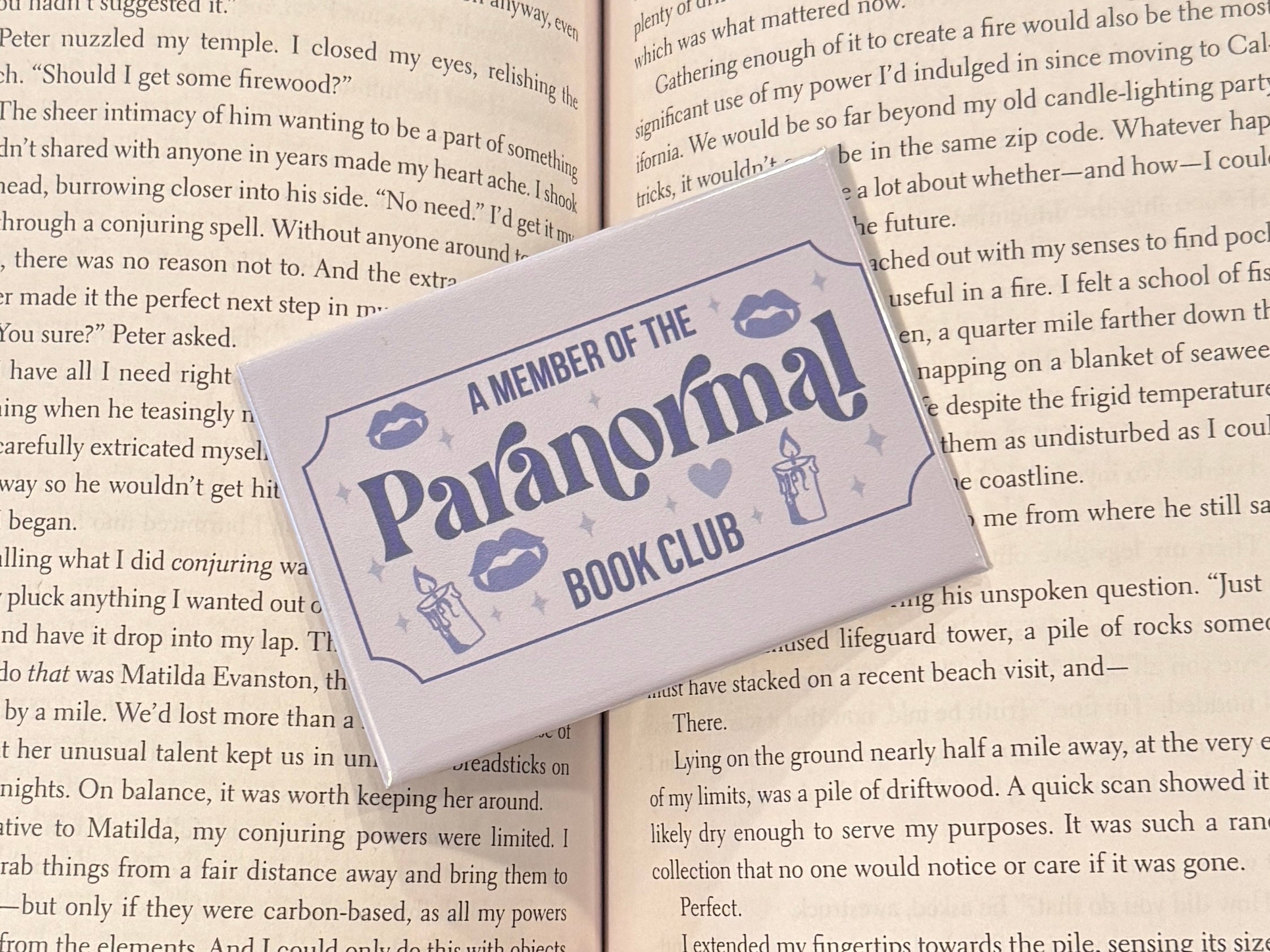 Paranormal Book Genre Fridge Magnet 2.5x3.5in