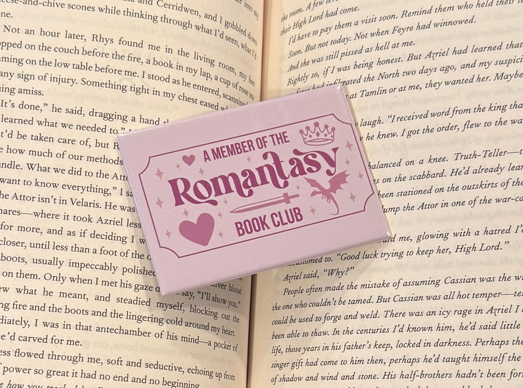 Romantasy Book Genre Fridge Magnet 2.5x3.5in
