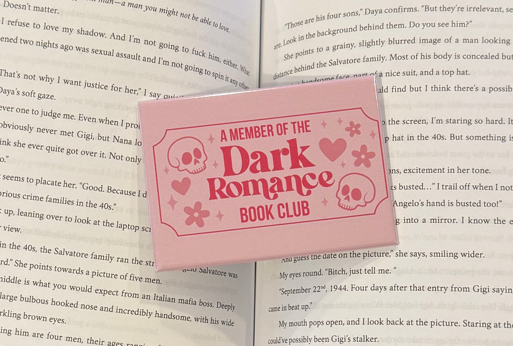 Dark Romance Book Genre Fridge Magnet 2.5x3.5in